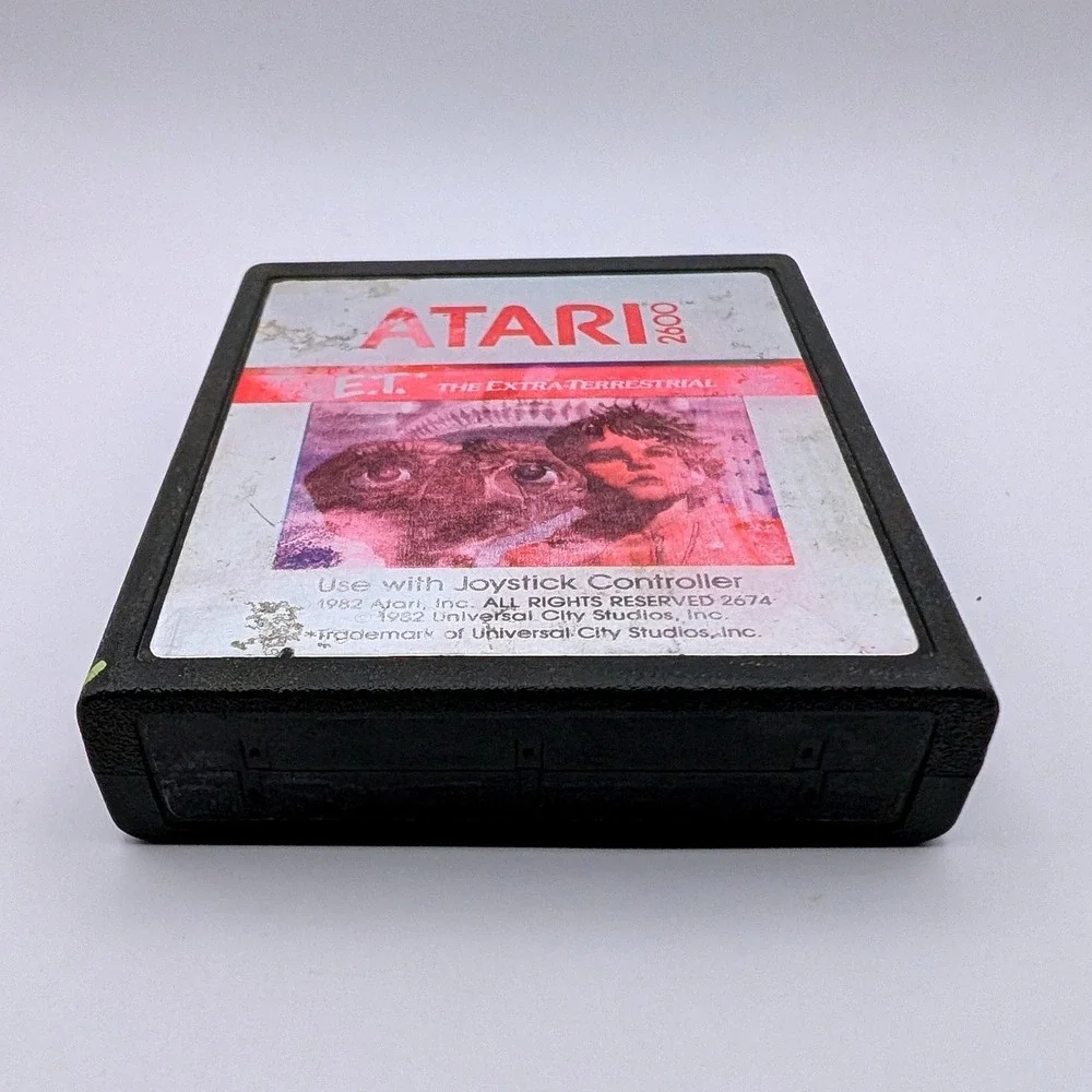 Atari 2600 Game Cartridge Lot of 4 Combat Surround ET Astroblast CX2601 CX2641